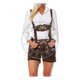Leather Bavaria Lederhosen Costumes For Women